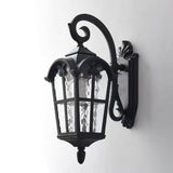 Waterproof Black Lantern LED Outdoor Wall Sconce Image - 8