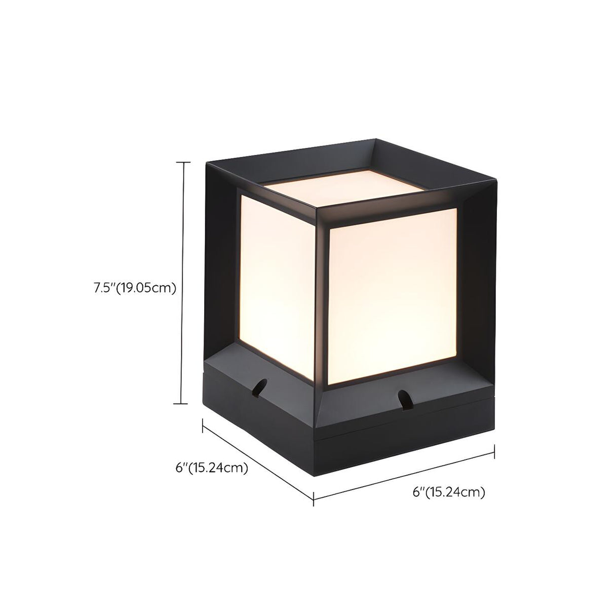 Waterproof Contemporary Outdoor Square Wall Sconce 