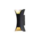 Waterproof Cruve Modern Exterior Up Down Wall Light Image - 2