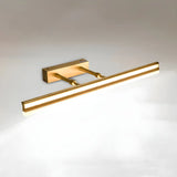 Waterproof Gold Bar Modern LED Bathroom Vanity Light Image - 13