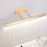 Waterproof Gold Bar Modern LED Bathroom Vanity Light Image - 14