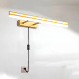 Waterproof Gold Bar Modern LED Bathroom Vanity Light Image - 19