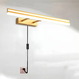 Waterproof Gold Bar Modern LED Bathroom Vanity Light Image - 21