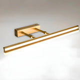 Waterproof Gold Bar Modern LED Bathroom Vanity Light Image - 22