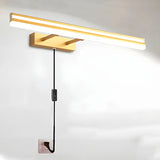 Waterproof Gold Bar Modern LED Bathroom Vanity Light Image - 23