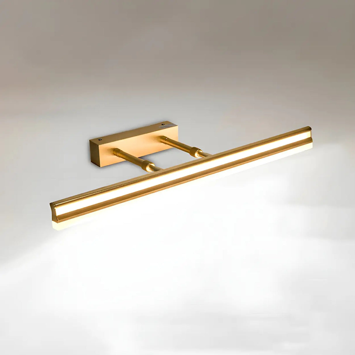 Waterproof Gold Bar Modern LED Bathroom Vanity Light Image - 9