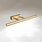 Waterproof Gold Bar Modern LED Bathroom Vanity Light Image - 9