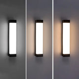 Waterproof Gold Geometric Acrylic Outdoor Wall Sconce Image - 13