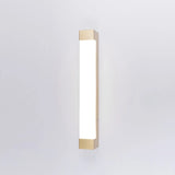 Waterproof Gold Geometric Acrylic Outdoor Wall Sconce Image - 3