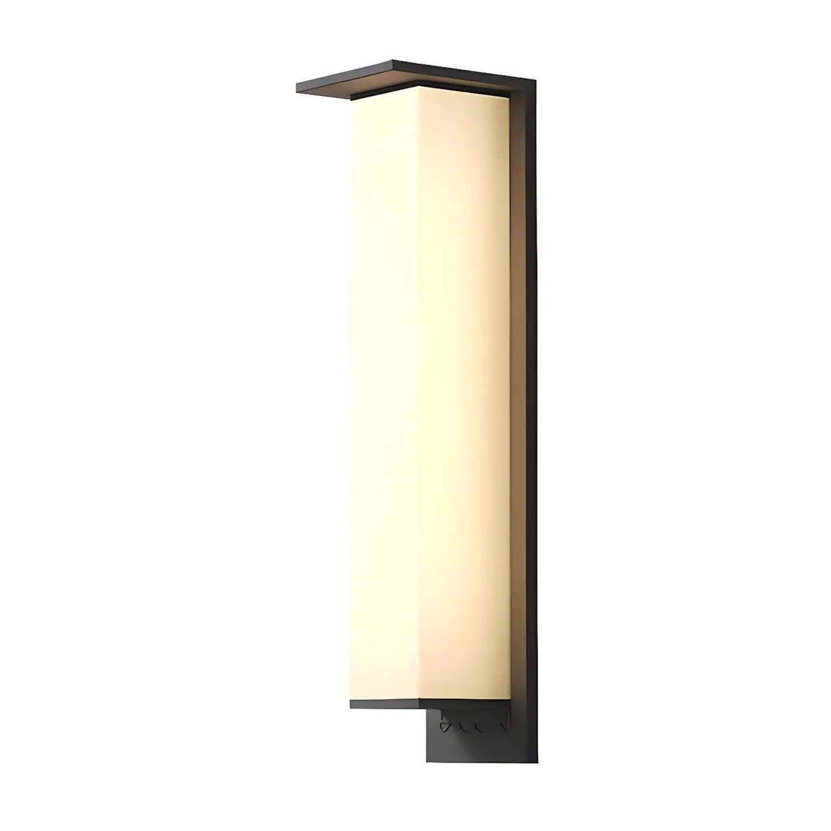 Waterproof Modern Clear Rectangle External Wall Light Image - 19