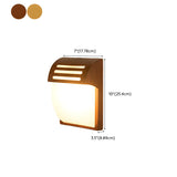 Waterproof Modern Geometric Exterior LED Wall Light Image - 10