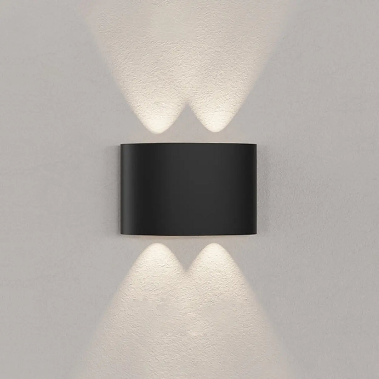 Waterproof Modern Rectangle External Up Down Wall Lamp Image - 7