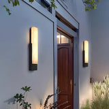 Waterproof Modern Rectangle Resin External Wall Light Image - 10