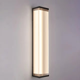 Waterproof Modern Rectangular Metal Outdoor Wall Light Image - 20