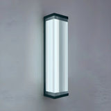 Waterproof Modern Rectangular Metal Outdoor Wall Light Image - 25