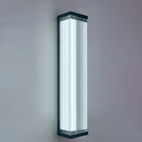 Waterproof Modern Rectangular Metal Outdoor Wall Light Image - 27