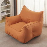 Waterproof Orange Square Fabric Lounge Bean Bag Chair Image - 17