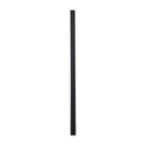 Waterproof Sleek Black Vertical Outdoor Wall Sconce Image - 5