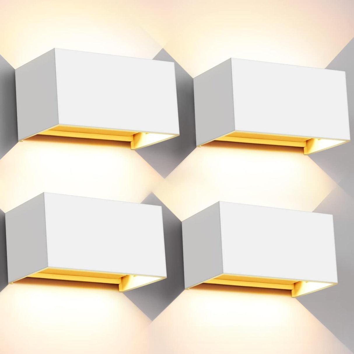 Waterproof Square Outdoor LED Up Down Wall Light  Image - 3