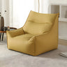 Waterproof Tan Oversized Faux Leather Zipper Bean Bag Chair Image - 14