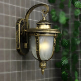 Waterproof Urn Frosted Glass External LED Wall Sconce Image - 8