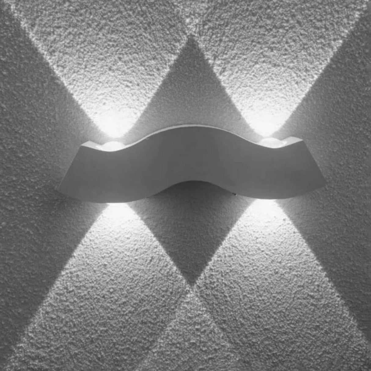 Waterproof V-Shaped Outdoor Up Down Wall Sconce Image - 3