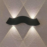 Waterproof V-Shaped Outdoor Up Down Wall Sconce Image - 5