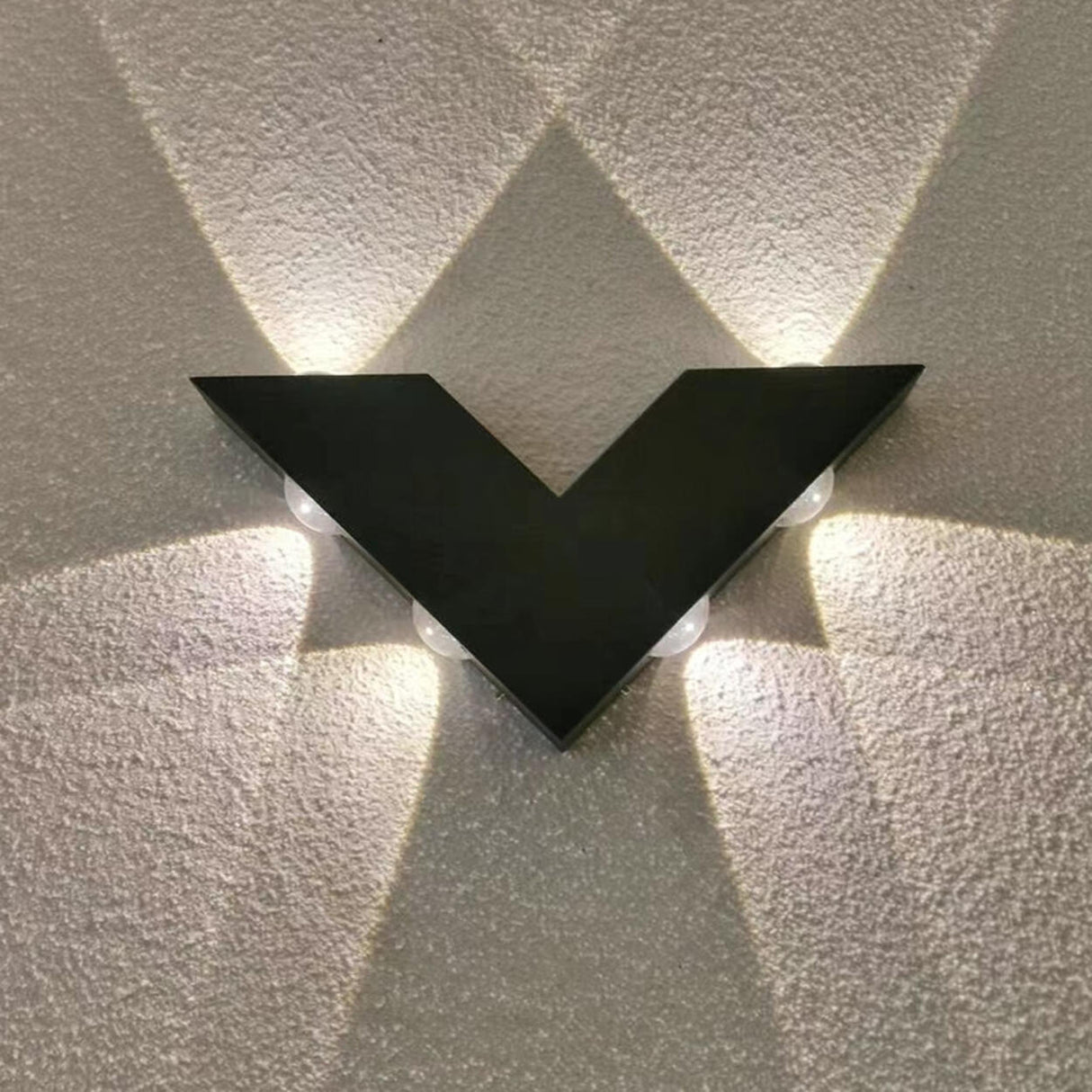 Waterproof V-Shaped Outdoor Up Down Wall Sconce Image - 8