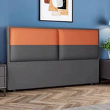 Wavy Off-White Upholstered Free-Standing Headboard Image - 4