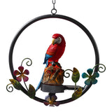 Whimsical Bird Solar Outdoor Hanging Pendant Light Image - 3