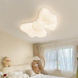 Whimsical Girly Bow-knot Flush Mount Ceiling Light Image - 1