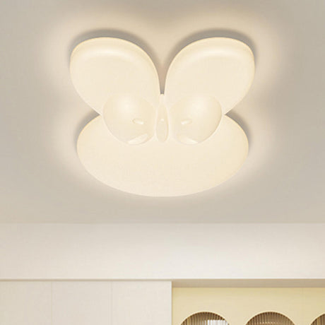 Whimsical Girly Bow-knot Flush Mount Ceiling Light Image - 2