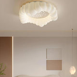 Whimsical White Cloud LED Flush Mount Ceiling Light Image - 1