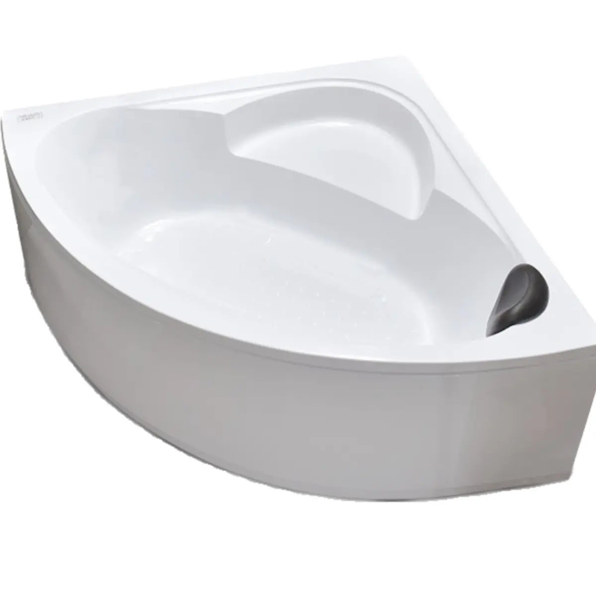 Whirlpool Corner Acrylic White Bathtub with Storage Image - 6