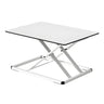 White Adjustable Foldable Steel Standing Desk Converter Image - 9