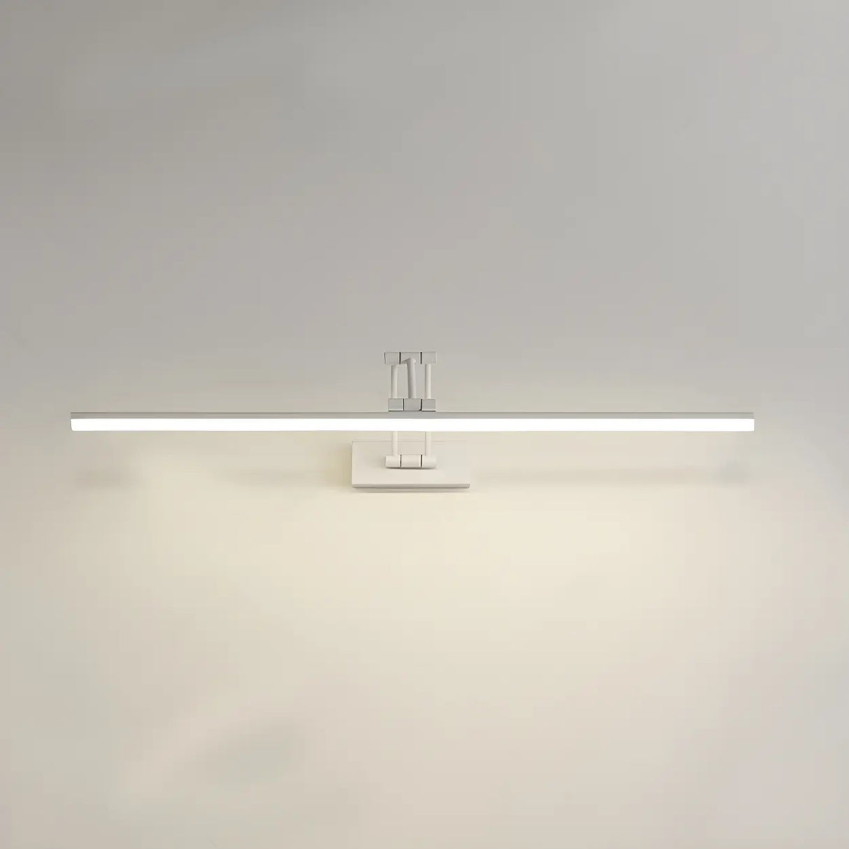 White Adjustable Modern Linear Metal Vanity Light Image - 5