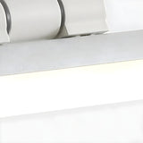 White Adjustable Modern Linear Metal Vanity Light Image - 6