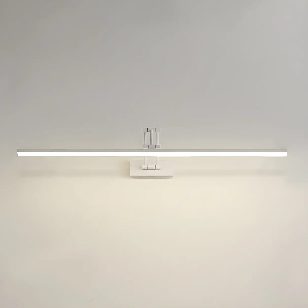 White Adjustable Modern Linear Metal Vanity Light Image - 7