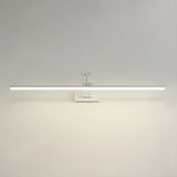 White Adjustable Modern Linear Metal Vanity Light Image - 7