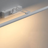 White Adjustable Simple Linear Bathroom Vanity Light Image - 12