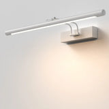 White Adjustable Simple Linear Bathroom Vanity Light Image - 8