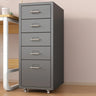 White Drawer Storage Steel Sliding Filing Cabinets Image - 11