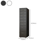 White Drawer Storage Steel Sliding Filing Cabinets Image - 16