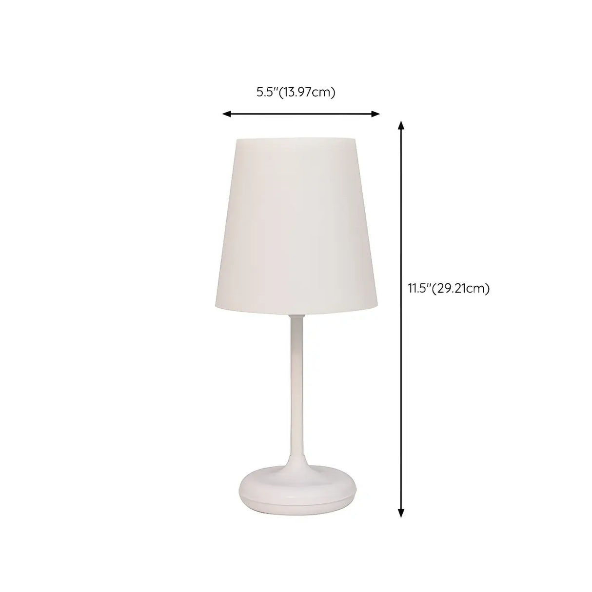 White Elegant Minimalist Wine Glass Shape Table Lamp 