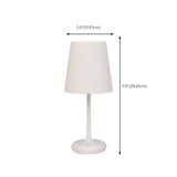 White Elegant Minimalist Wine Glass Shape Table Lamp #size