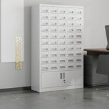 White Large Fireproof Lockable Storage Filing Cabinet Image - 23