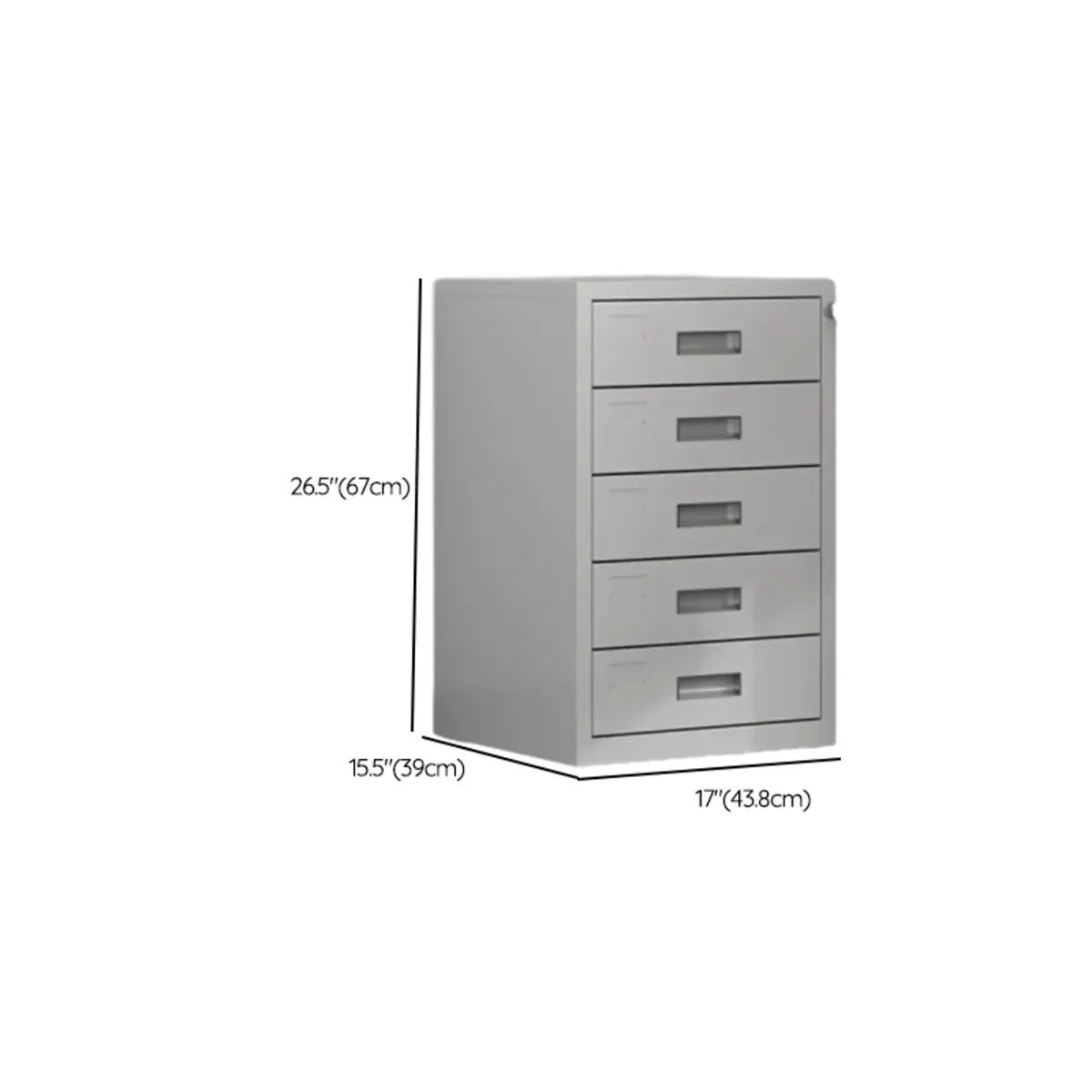 White Large Fireproof Lockable Storage Filing Cabinet Image - 30