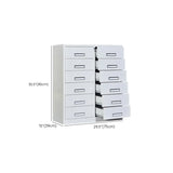 White Large Steel Locking Drawer Storage Filing Cabinet Image - 37