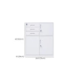 White Large Steel Locking Drawer Storage Filing Cabinet Image - 39