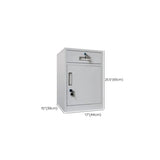 White Large Steel Locking Drawer Storage Filing Cabinet Image - 40